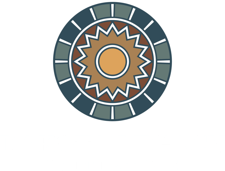 Dakota Legacy Initiative (stacked wordmark with white text)