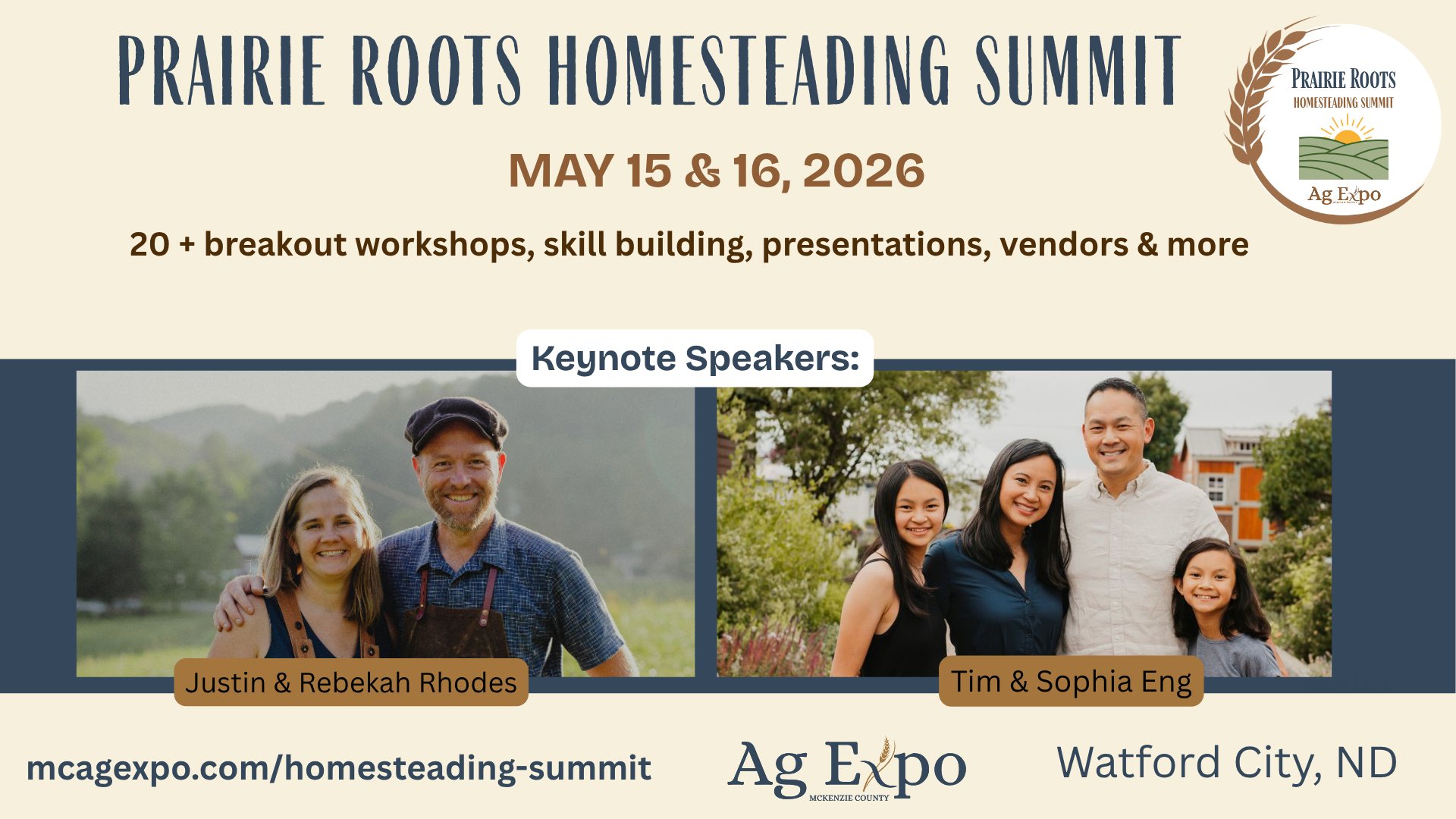 Prairie Roots Homesteading Summit poster